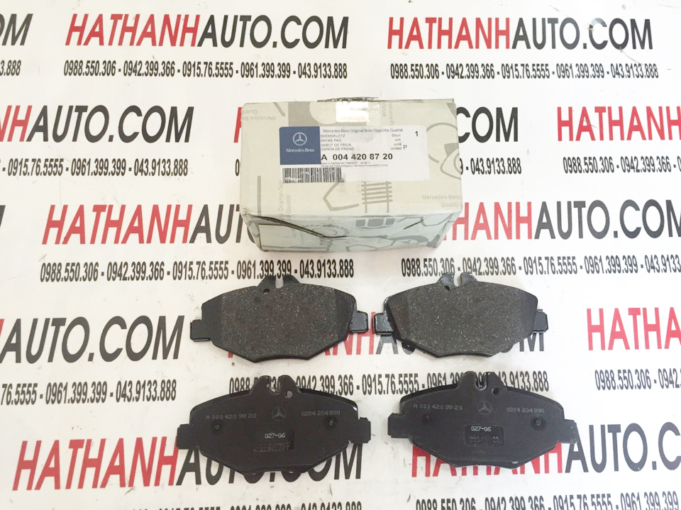 Má phanh (bố thắng) trước xe Mercedes E200, E220, E250 - 0044208720