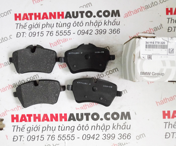 Má phanh (bố thắng) trước xe Mini cooper R56, R56, R58, R59 R60 R61