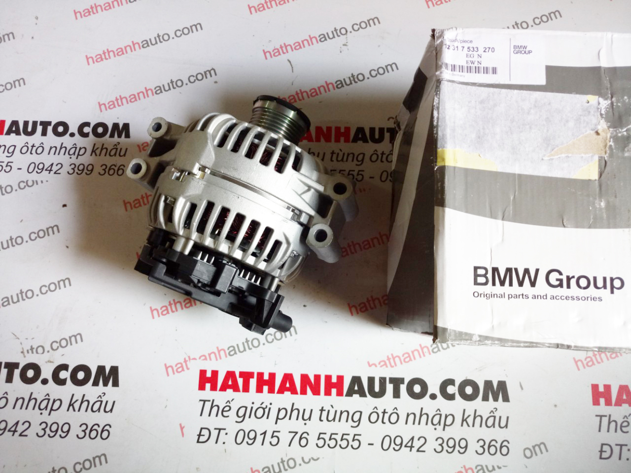 Máy phát điện xe BMW 118i, 120i, 116i E81, E82, E87 E88-12317533270