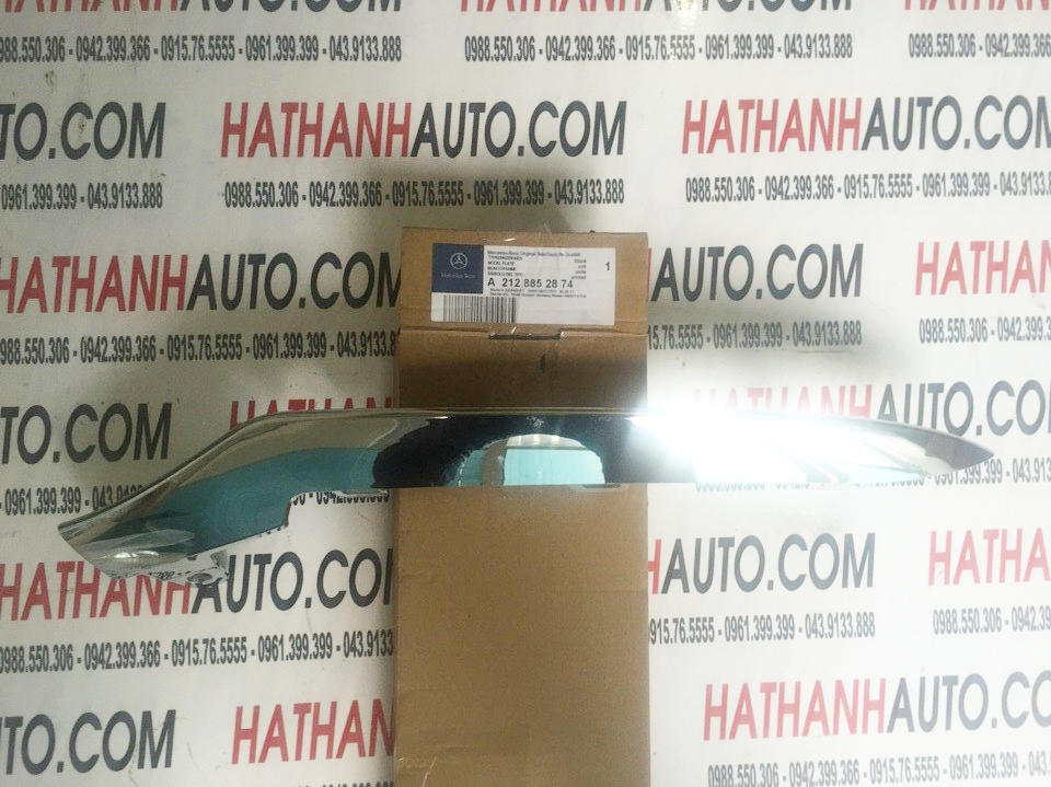 Ốp inox ba đờ sốc (cản) trước phải xe Mercedes E250 W212 - 2128852874