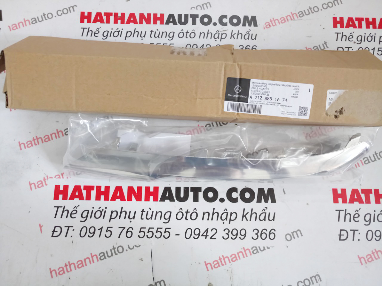 Ốp inox đèn gầm (sương mù) xe Mercedes E63 AMG, E63 AMG S, E550