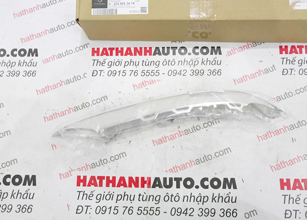 Ốp inox đèn gầm (sương mù) xe Mercedes GLK250, GLK350 - 2048853474