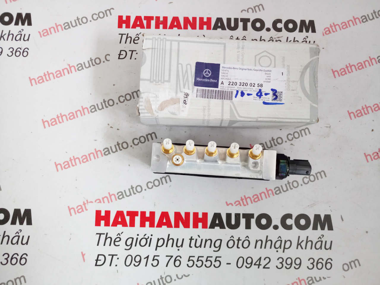 Van chia hơi nâng gầm xe Mercedes CL200, CL230, CL500, CL600