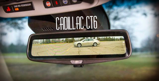 Camera quan sát thay thế gương hậu trên Cadillac CT6