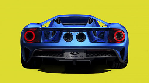 Sự đơn giản nhưng dứt khoát trên đèn hậu Ford GT