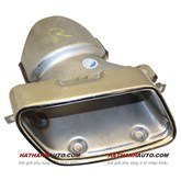 Ốp inox ống pô sau phải xe Mercedes E400 năm 2013